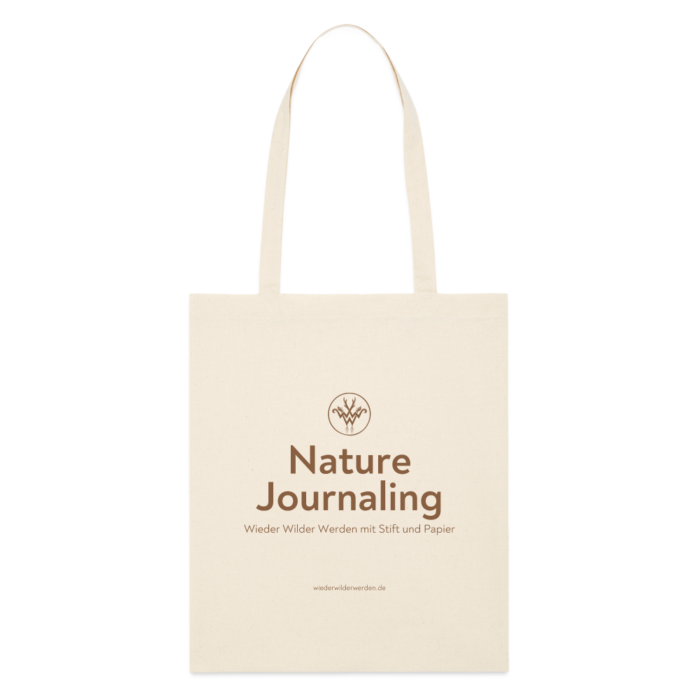 Nature Journaling (Bio-Stoffbeutel hell) - natural raw