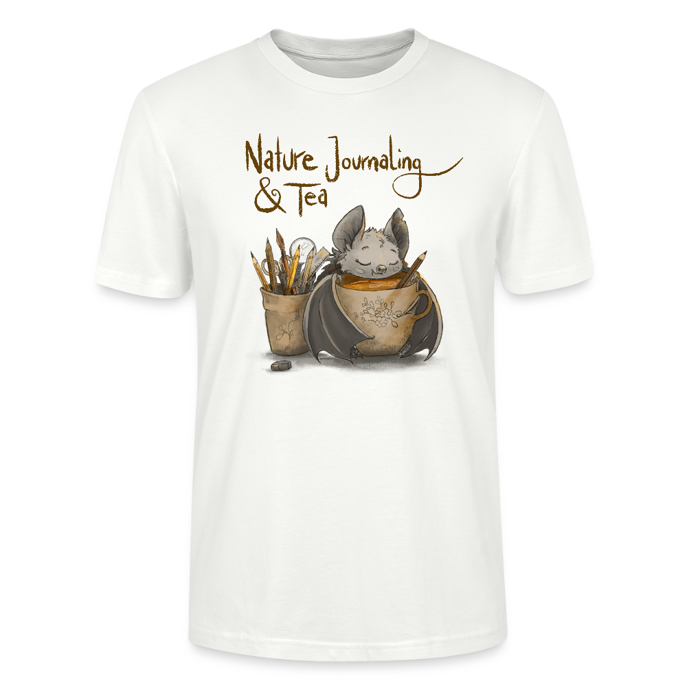 Nature Journaling & Tea (Bio T-Shirt) - white
