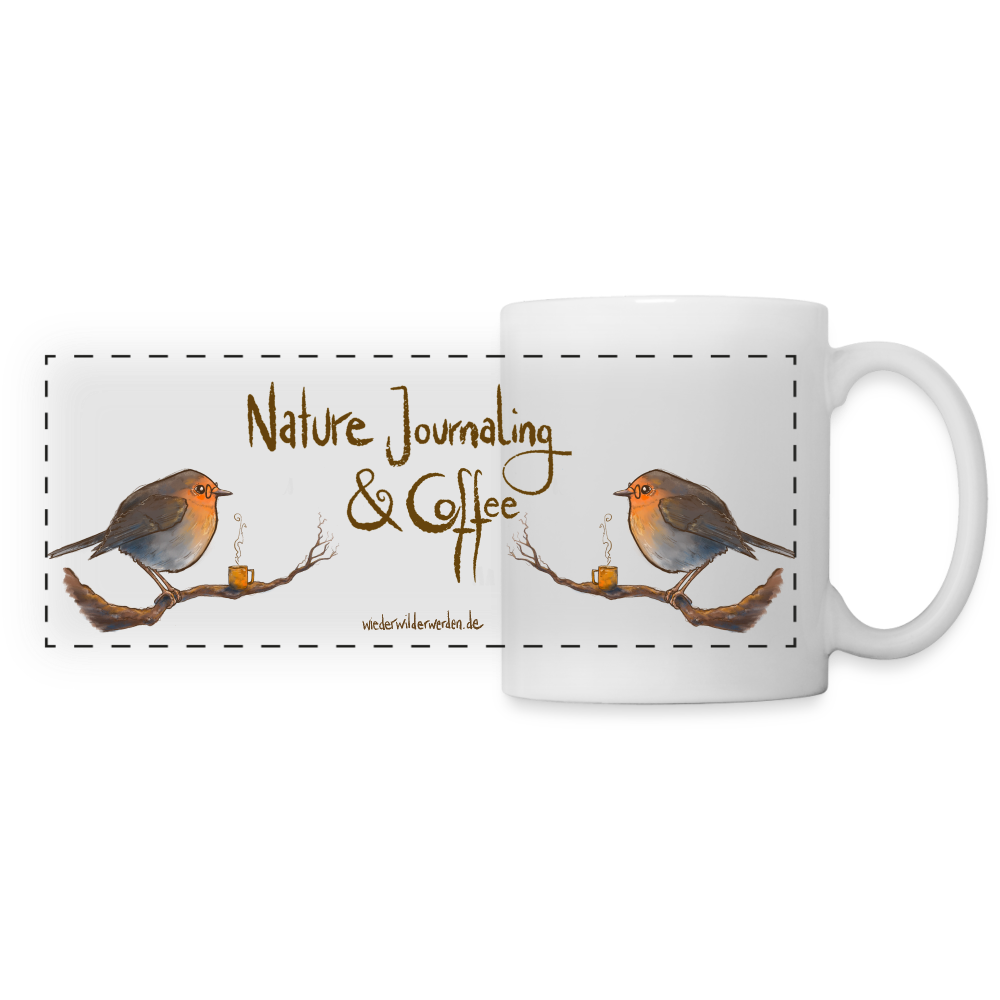 Nature Journaling & Coffee (Keramik-Tasse) - white