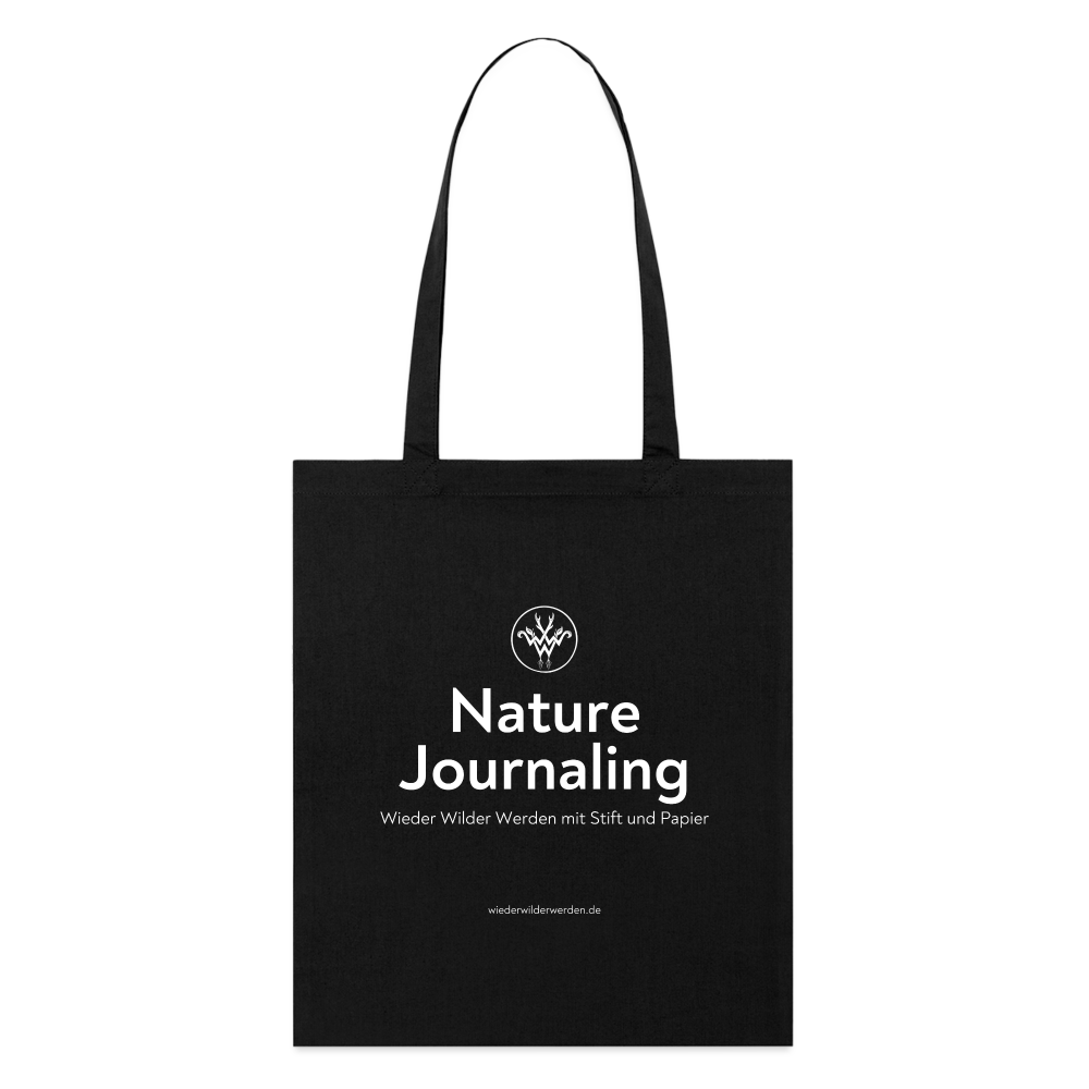 Nature Journaling (Bio-Stoffbeutel dunkel) - black