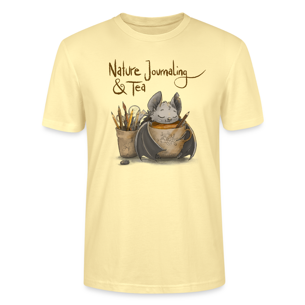 Nature Journaling & Tea (Bio T-Shirt) - cream