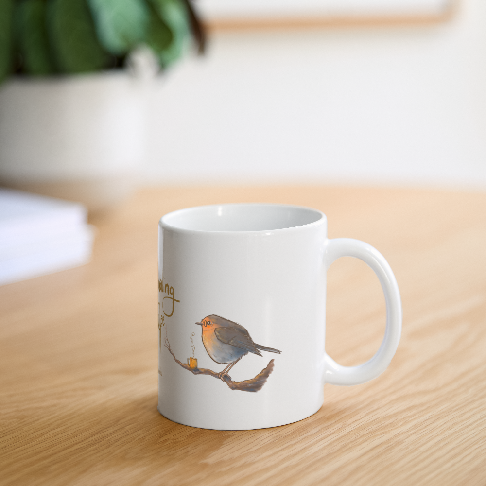 Nature Journaling & Coffee (Keramik-Tasse) - white