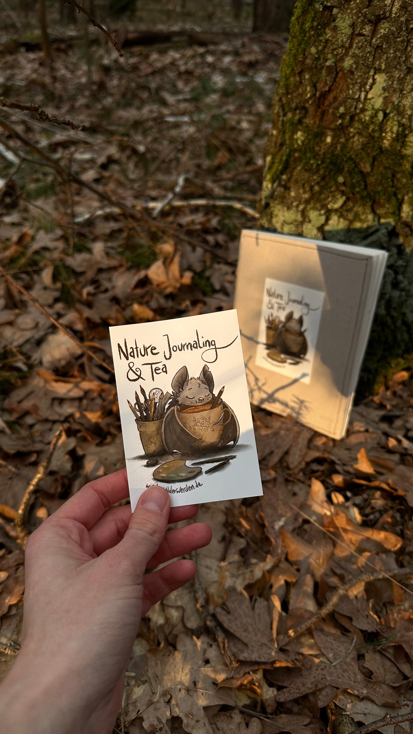 Sticker "Nature Journaling & Tea" Din A7 (5 Stk.)